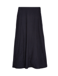Jacquard Midi Slip Skirt