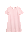 Pure Cotton Denim Mini T-Shirt Dress