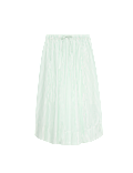Pure Cotton Striped Midi Circle Skirt