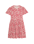 Jersey Knee Length Smock Dress
