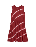Pure Cotton Printed Knee Length Tiered Dress