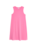 Pure Cotton Mini Smock Dress