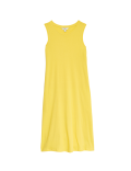 Pure Cotton Mini Smock Dress