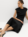 Cinched Midi Column Dress