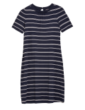 Jersey Striped Swing Dress