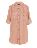 Tencel™ Knee Length Relaxed Shirt Dress