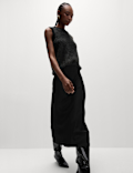 Satin Midaxi Slip Skirt