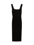 Jersey Square Neck Midi Bodycon Dress