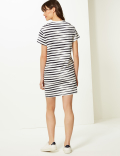 Pure Cotton Striped T-Shirt Dress