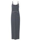 Pure Cotton Striped Waisted Maxi Dress