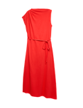 Pure Cotton Tie Waist Midi Column Dress