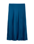 Satin Midi Slip Skirt