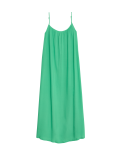 Square Neck Strappy Midi Cami Slip Dress