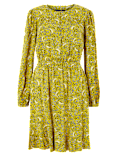Ditsy Floral Waisted Mini Dress