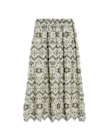 Pure Cotton Embroidered Maxi Circle Skirt