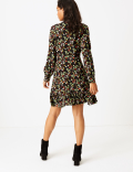 Floral Print Relaxed Mini Dress