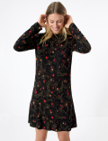 Swirl Print Swing Dress