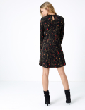 Swirl Print Swing Dress