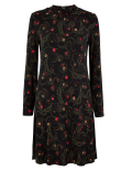 Swirl Print Swing Dress