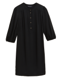 Round Neck Knee Length Shift Dress
