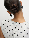 Polka Dot Mini Shift Dress