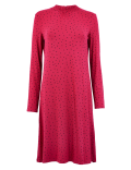 Polka Dot Jersey Swing Dress