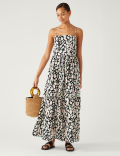 Pure Cotton Printed Midaxi Cami Dress
