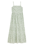 Pure Cotton Printed Midaxi Cami Dress