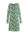 Mesh Jersey Mini Column Dress