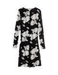 Mesh Jersey Mini Column Dress