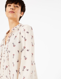 Printed Relaxed Midi Dress