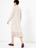 Printed Relaxed Midi Dress