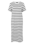 Pure Cotton Striped Midi T-Shirt Dress