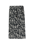 Printed Midi Wrap Skirt