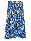 Floral Midi A-Line Skirt