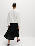Pleated Midaxi Skirt