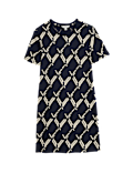Pure Cotton Printed Mini T-Shirt Dress