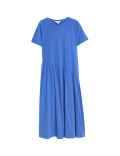 ASYMM MIDI TSHIRT DRESS