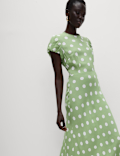Polka Dot Midaxi Tea Dress