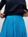 Pleated Maxi Skirt