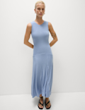 Jersey Midaxi Column Dress