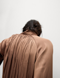 Pleated Collared Shirt