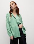 Pleated Collared Shirt