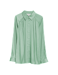 Pleated Collared Shirt