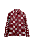 Printed Collared Button Through Shirt