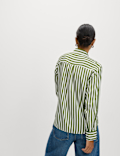 Printed Collared Button Through Shirt