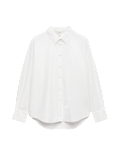 Pure Cotton Collared Button Through Shirt