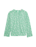 Floral Round Neck Top