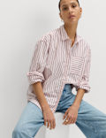 Pure Cotton Striped Shirt