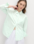 Pure Cotton Striped Shirt
